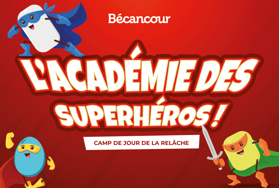 Camp de jour de la relâche : L'Académie des superhéros