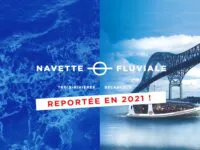 Report de la navette fluviale entre Bécancour et Trois-Rivières