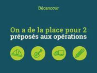 Emplois disponibles !