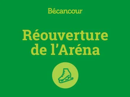 Reprise des activités pour les salles locatives et l’Aréna Roland-Rheault