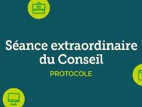 Protocole pour assister virtuellement à la séance extraordinaire du Conseil du 12 février 2024