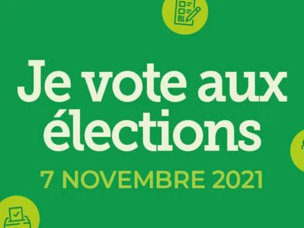 Le 7 novembre, je vote aux élections municipales