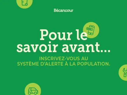 Êtes-vous inscrit à notre système d’alertes automatisées ?
