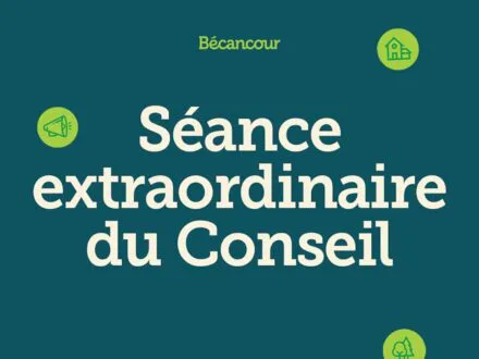 Enregistrement de la séance extraordinaire du Conseil