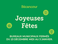 Horaire des Fêtes