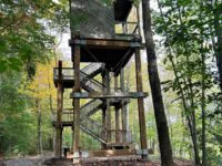 La tour d’observation du Parc écologique Godefroy s’est refait une beauté