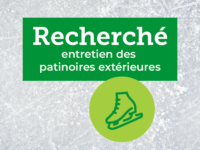 Entretien des patinoires : déposez vos soumissions !