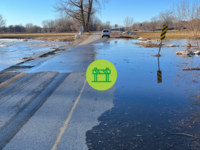 Inondations | Fermeture du chemin du Petit-Chenal et section boul. du Danube