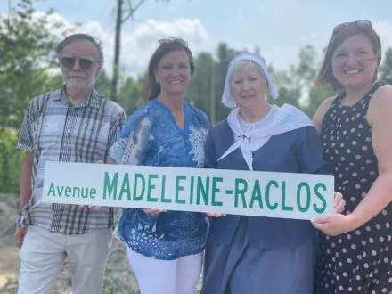 Place à l’avenue Madeleine-Raclos