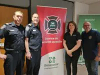 Batteries électriques : Une formation offerte par VEC au Service de sécurité incendie de la Ville de Bécancour