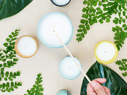 Atelier de fabrication de chandelle