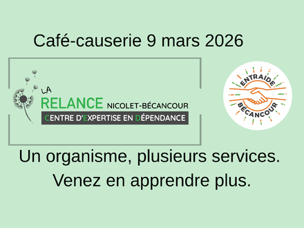 Café-causerie d'Entraide Bécancour
