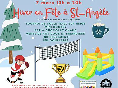 HIVER EN FÊTE | par les Loisirs de Ste-Angèle-de-Laval et la MDJ La Forteresse