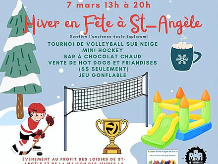 HIVER EN FÊTE | par les Loisirs de Ste-Angèle-de-Laval et la MDJ La Forteresse