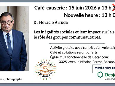 Café-causerie d&rsquo;Entraide Bécancour