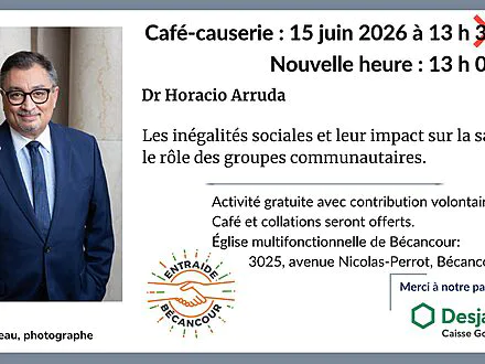 Café-causerie d'Entraide Bécancour