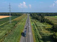 Amorce des travaux du lot D - Doublage de l'autoroute 55